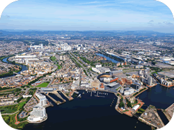 Cardiff Aerial View